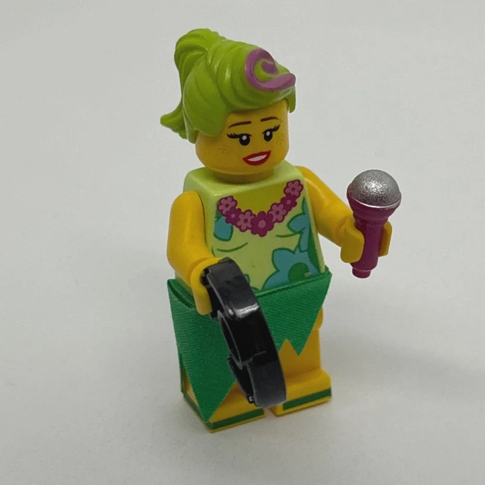 Lego Hula Lula Minifigure The Lego Movie 2 CMF Series 71023 Record Microphone